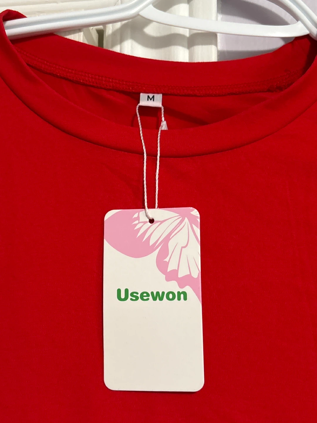 Usewon Red Long Sleeve T-Shirt - Size M - photo 2