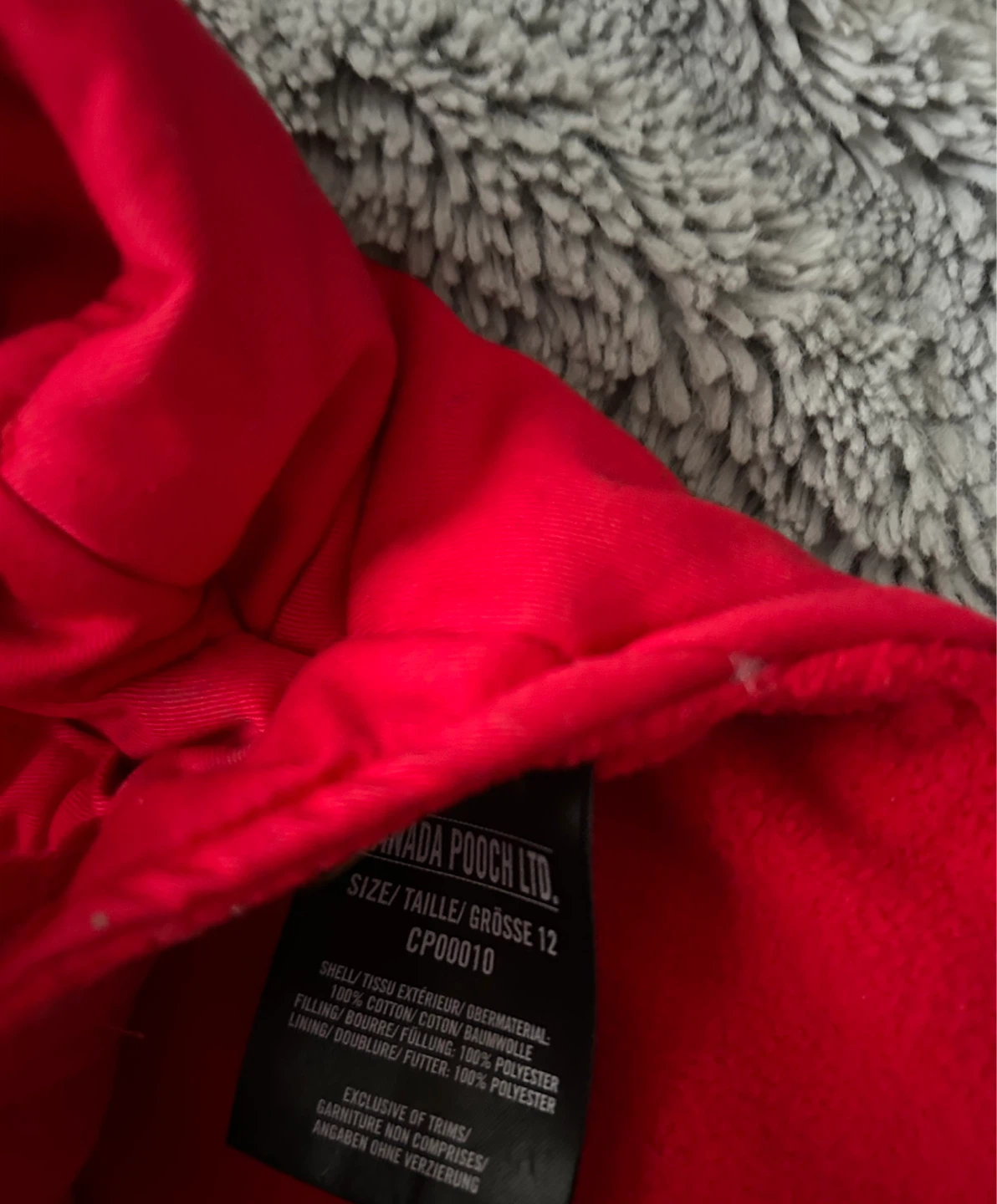 Canada Pooch Ltd. Red Dog Winter Coat Size 12 - photo 4