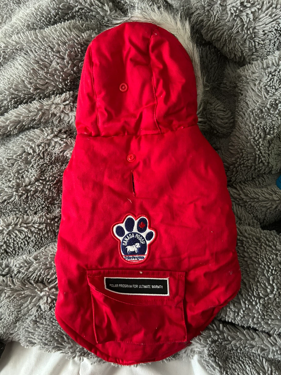 Canada Pooch Ltd. Red Dog Winter Coat Size 12
