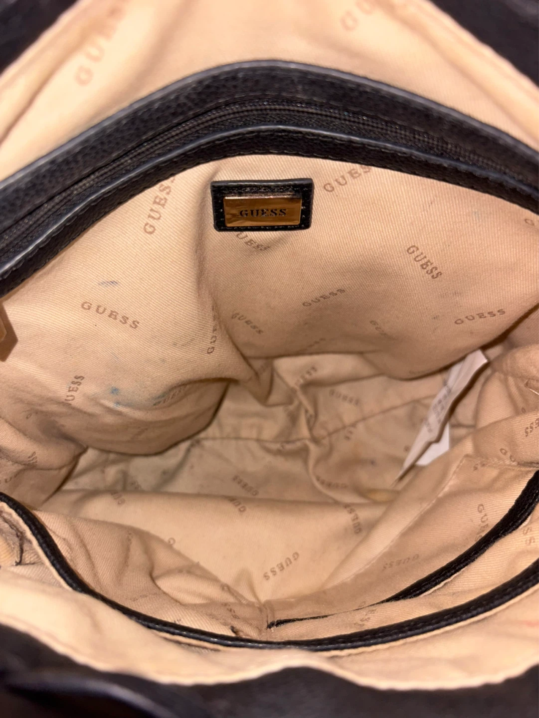 Guess Quilted Black Faux Leather Backpack - photo 3