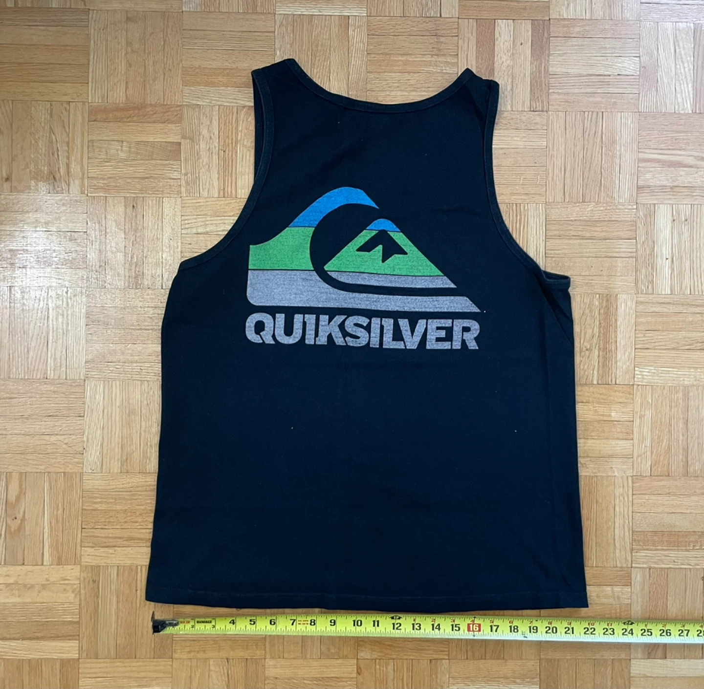 Quiksilver Black Tank Top - Men's Size L