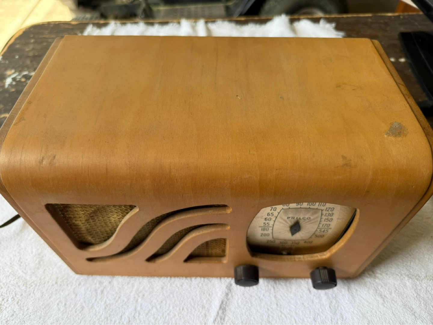 1939 Philco Radio 39-6C Rare  Undocumented 5 Tube - photo 2