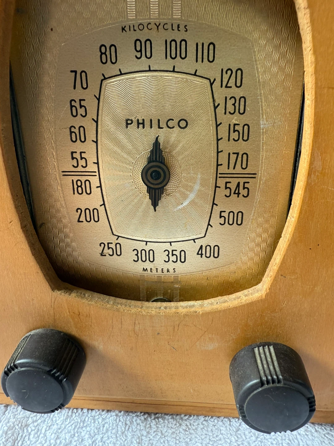 1939 Philco Radio 39-6C Rare  Undocumented 5 Tube - photo 4