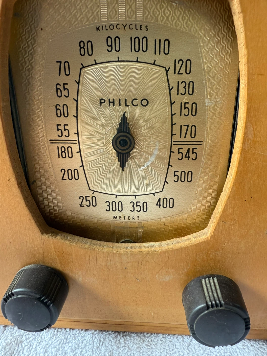 1939 Philco Radio 39-6C Rare  Undocumented 5 Tube - photo 3