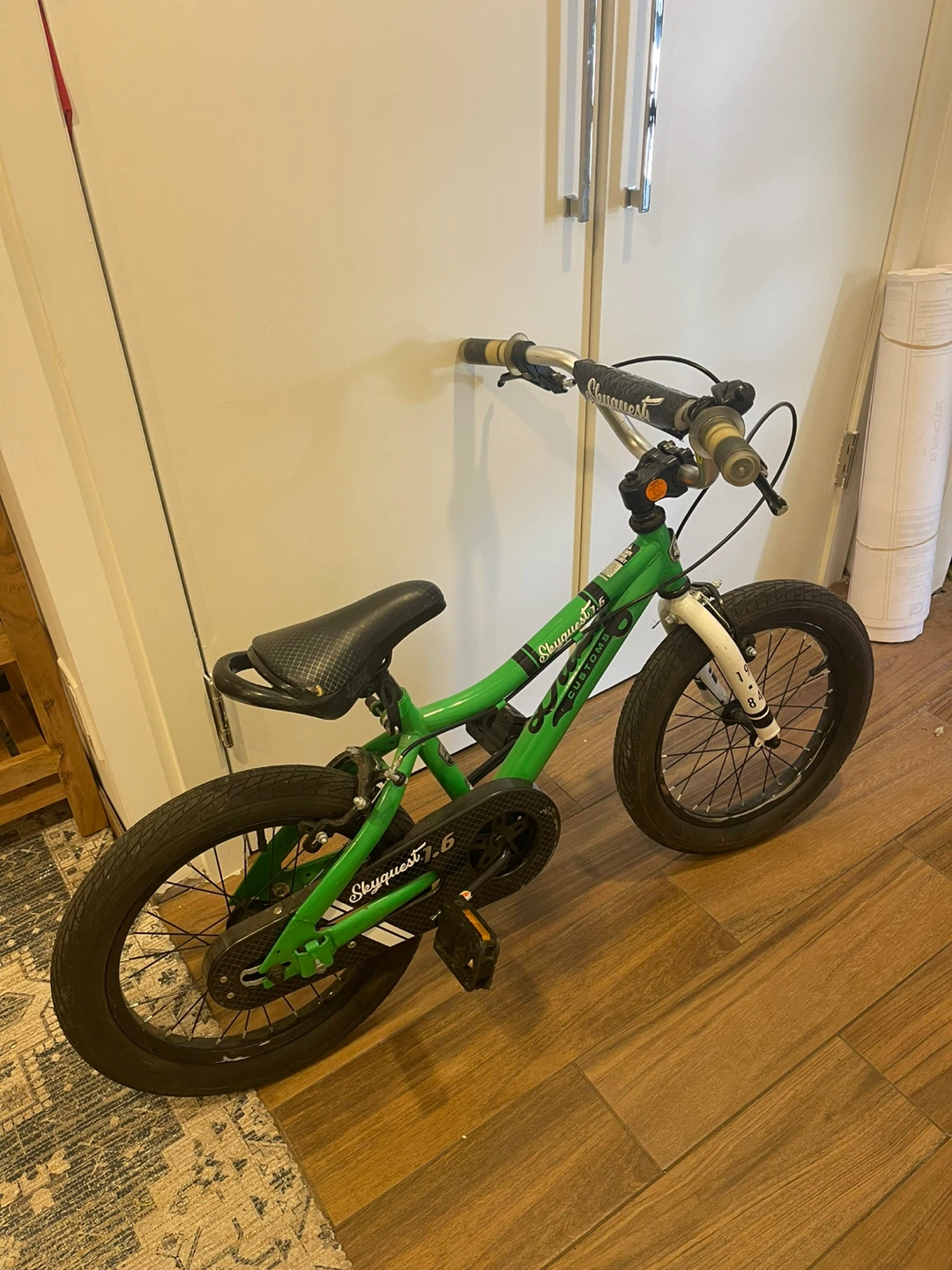 Green Skyway Custom 16" Kids Bike