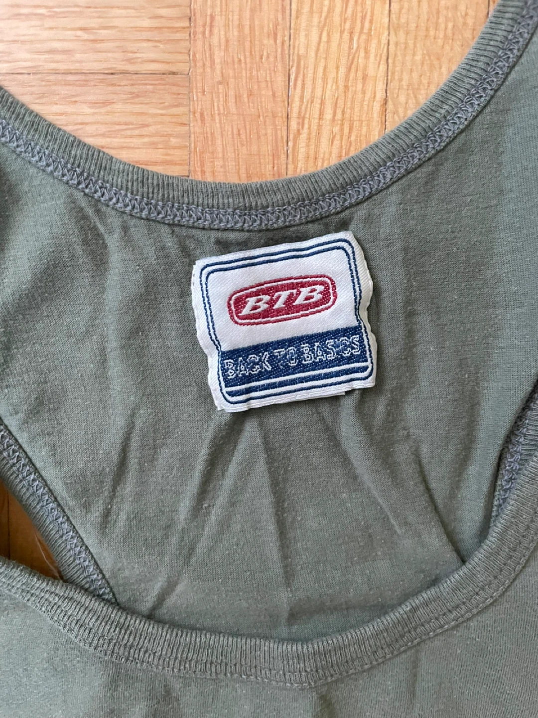 BTB Back to Basics Tank Top - Olive Green - photo 3