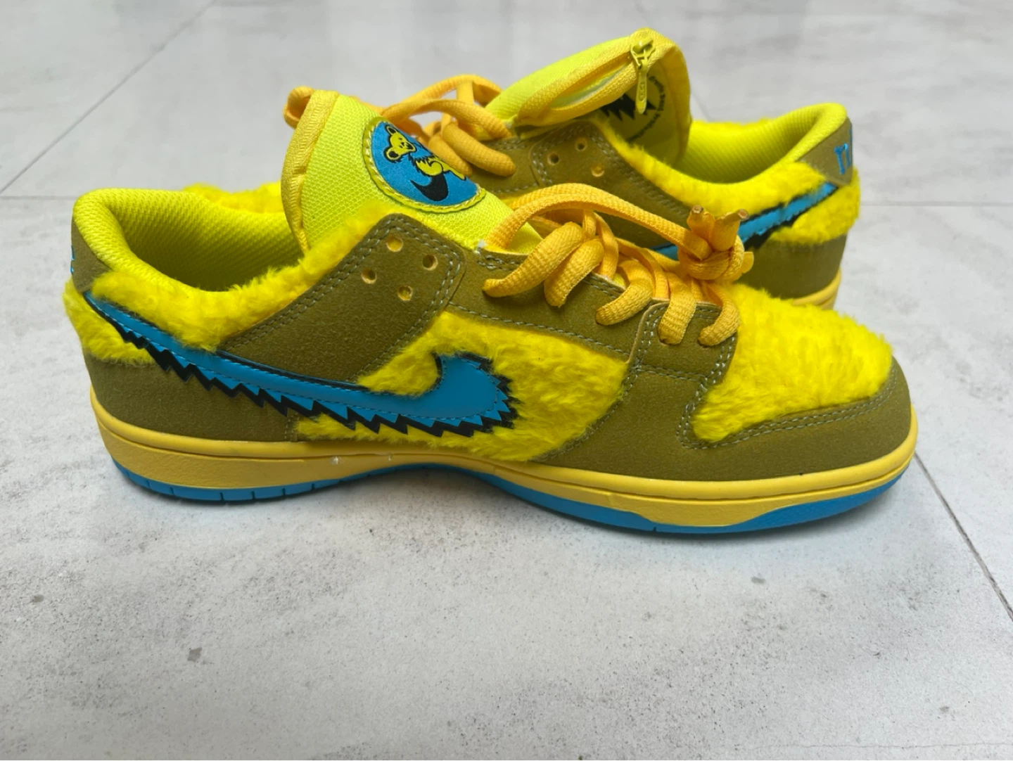 Nike SB Dunk Low Grateful Dead Bears Yellow - photo 5