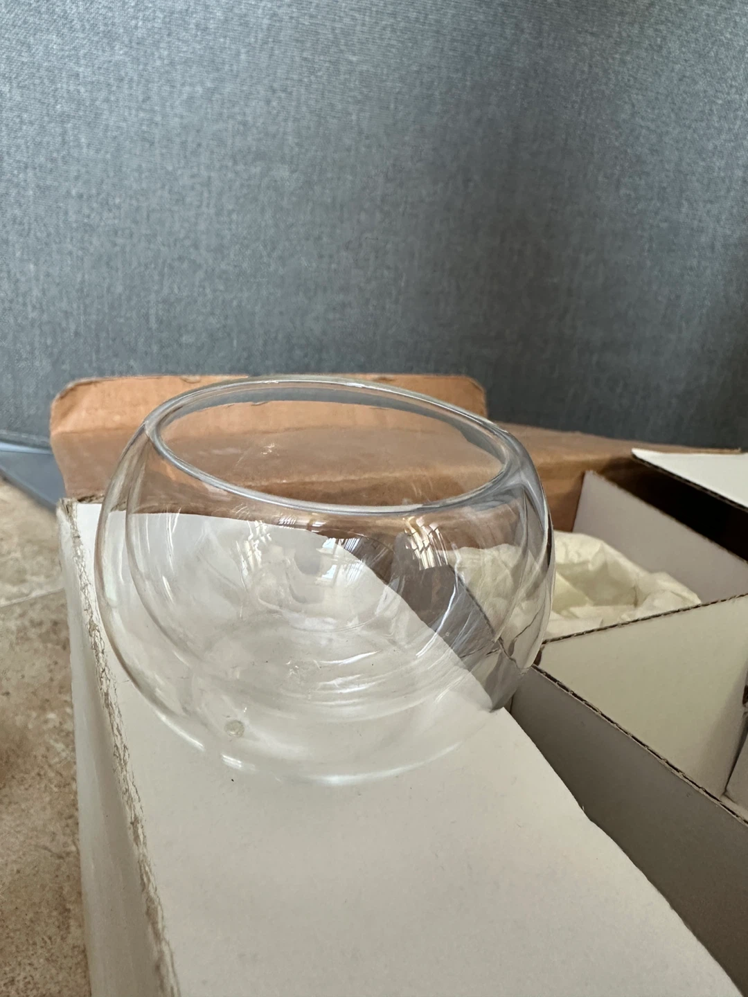 Double-Walled Glass Bowl - photo 2