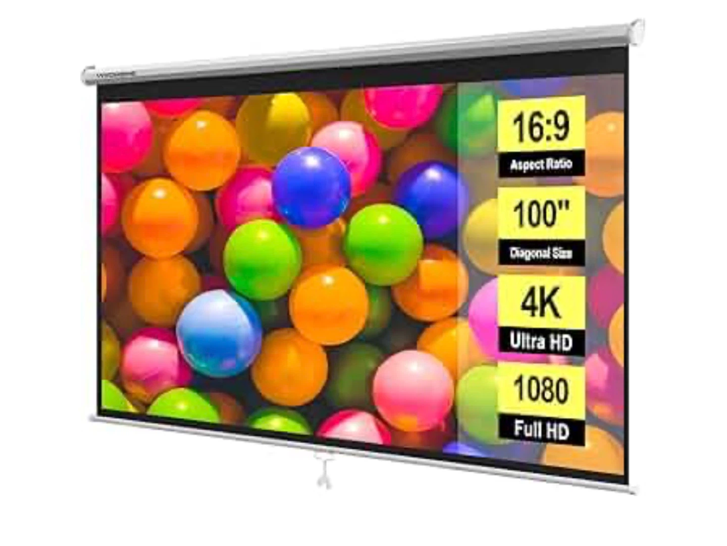 *BRAND NEW* VIVO 100" 16:9 Manual Projector Screen - photo 2