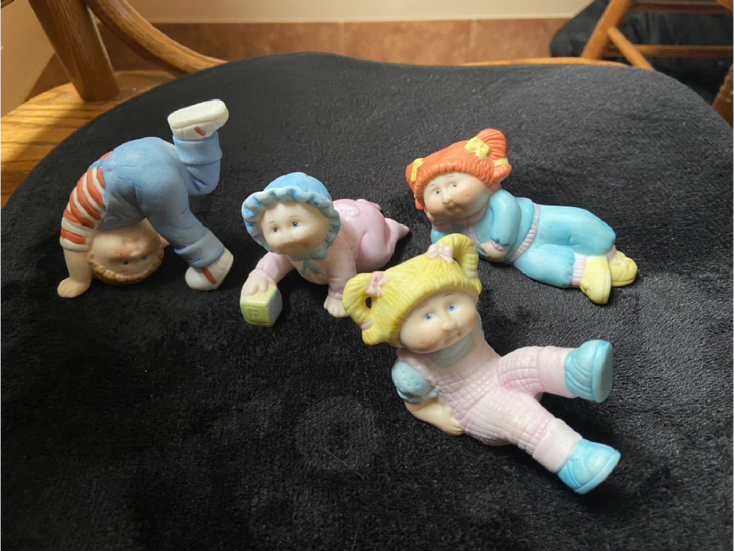 4-1984 Cabbage Patch Kids Ceramic Collectable Children Figurines