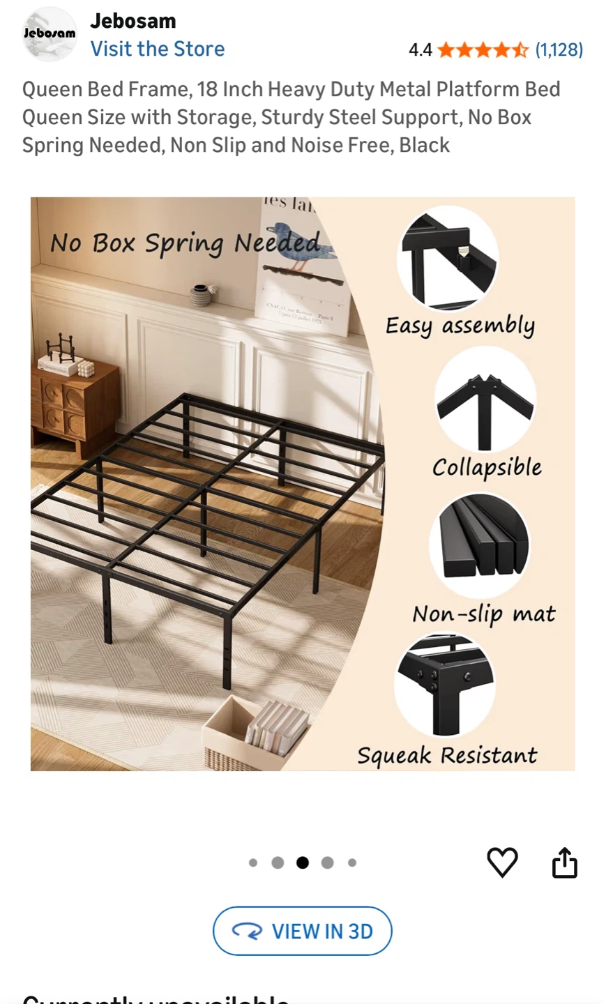 Jebosam Queen Bed Frame - photo 3