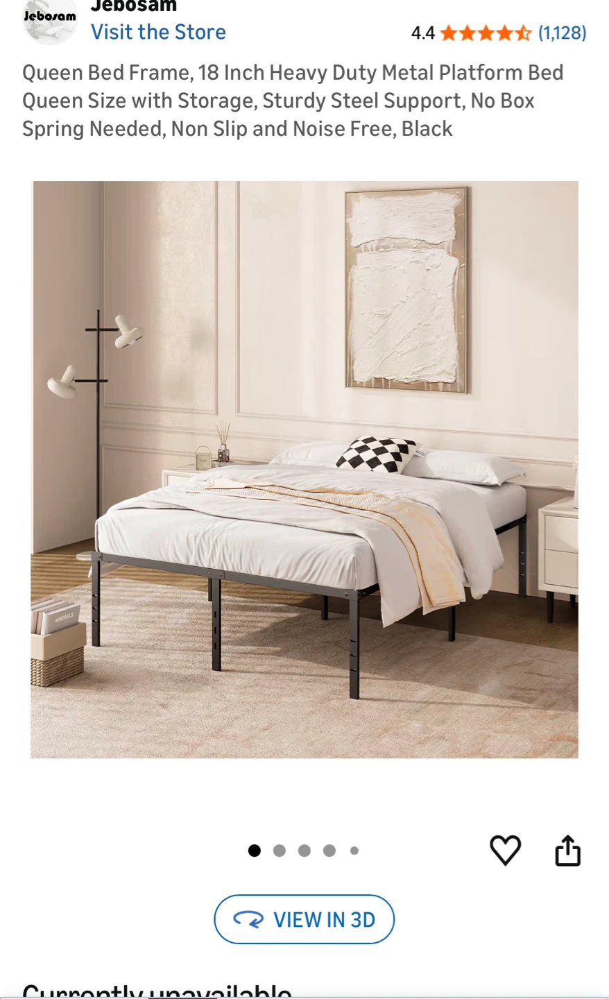 Jebosam Queen Bed Frame - photo 2