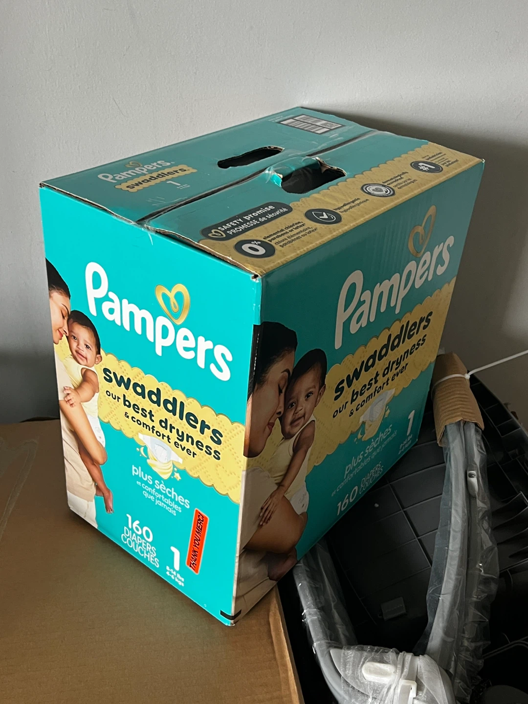 Pampers Swaddlers Diapers Size 1 - 160 Count - photo 2