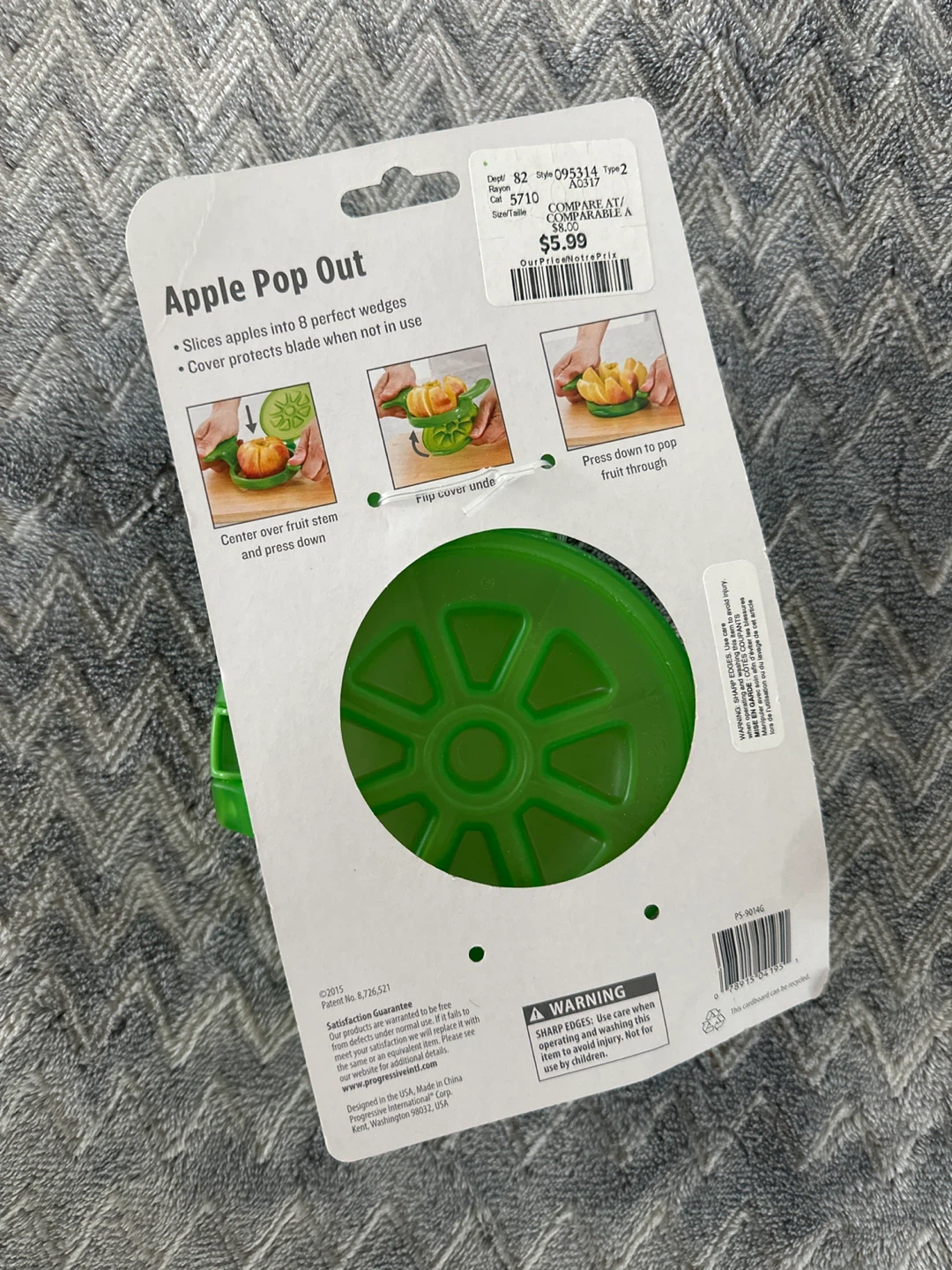 Progressive Apple Pop Out Slicer - photo 2