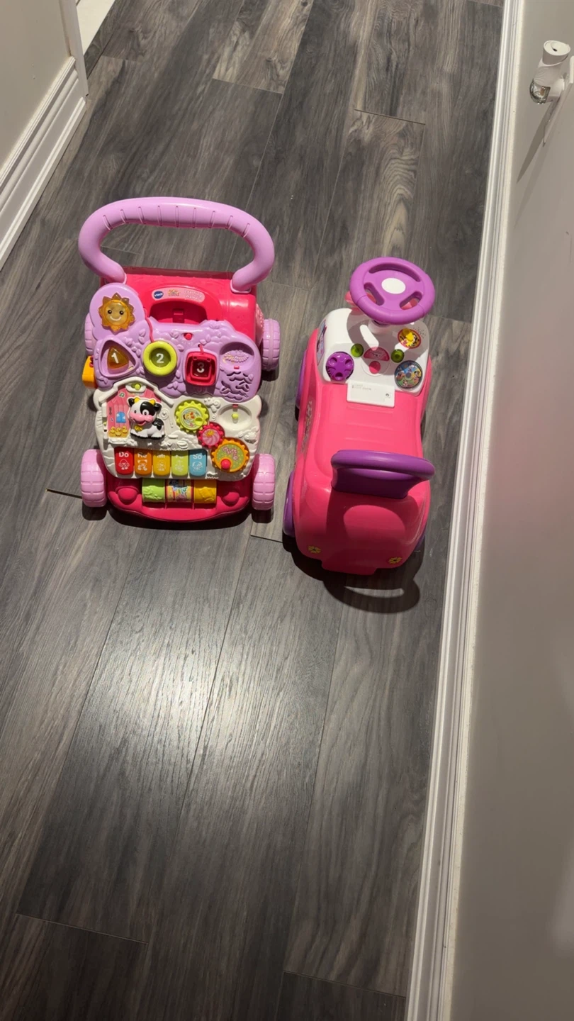 VTech Sit-to-Stand Learning Walker & Ride-On Car