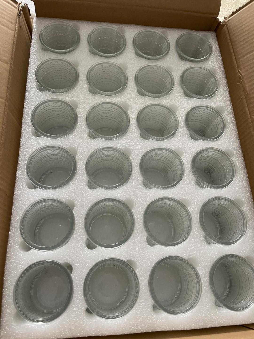 NEW! 24 Pack Gorgeous Glass Votive Candle Holders - photo 3