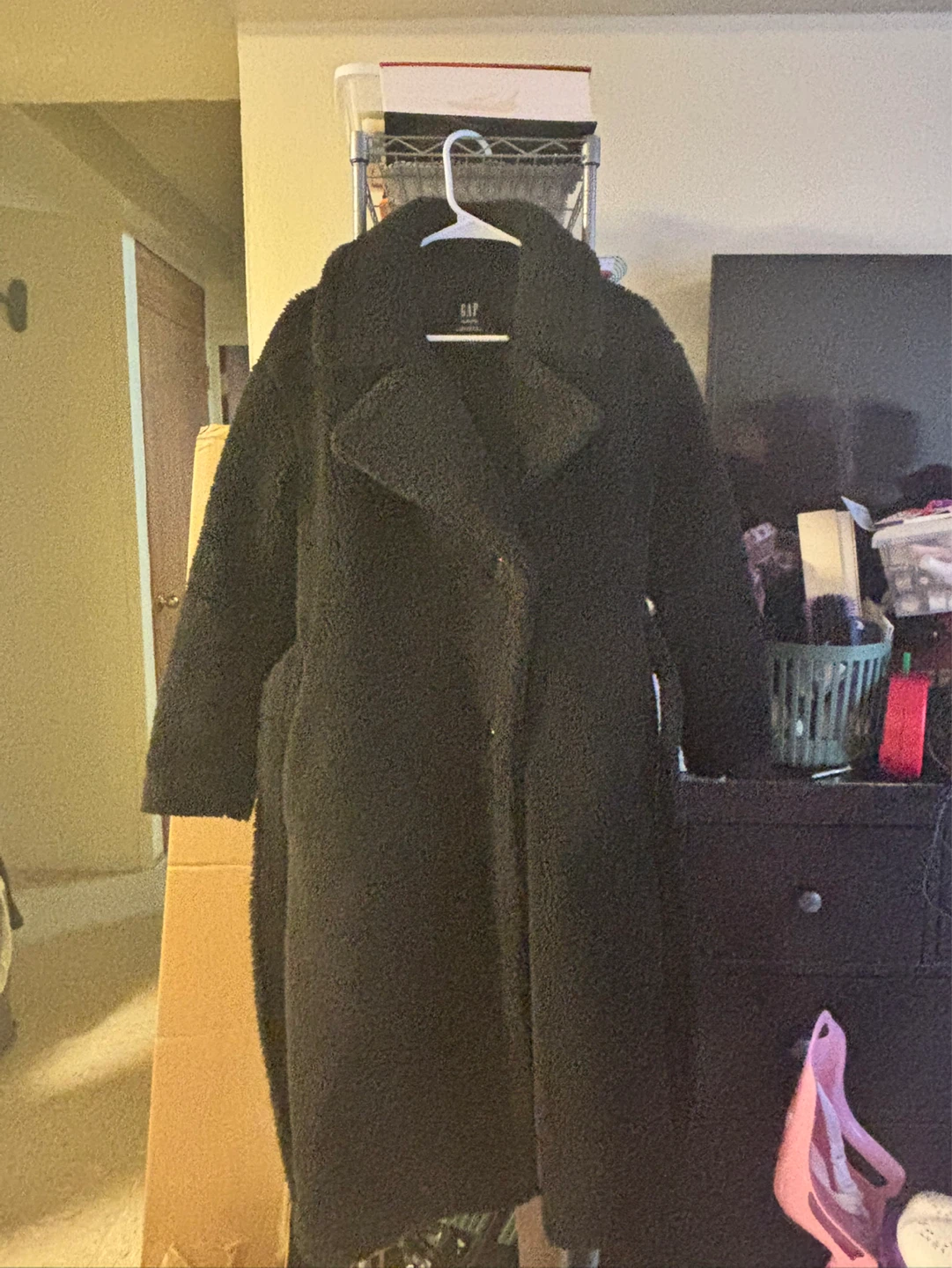 GAP Black Teddy Coat - photo 2