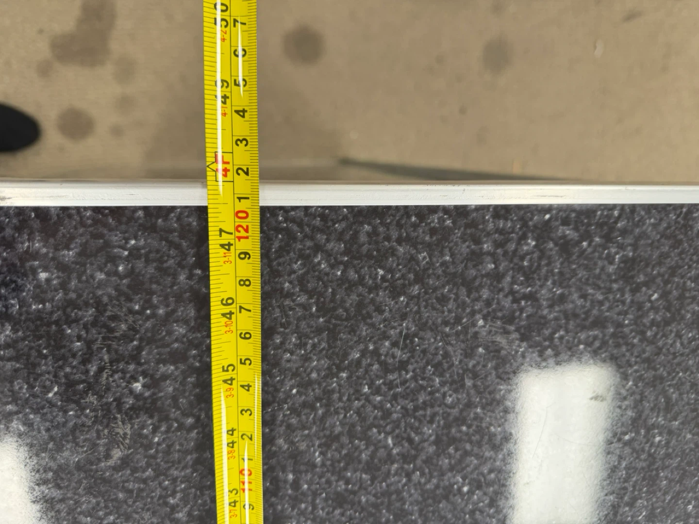 Black Register Counter or Host stand with Shelf - photo 4