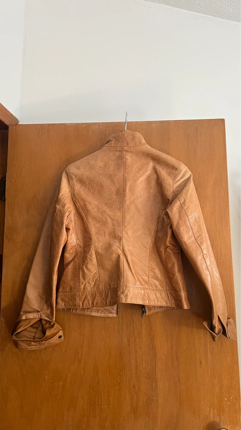 Brown Leather Jacket - photo 2