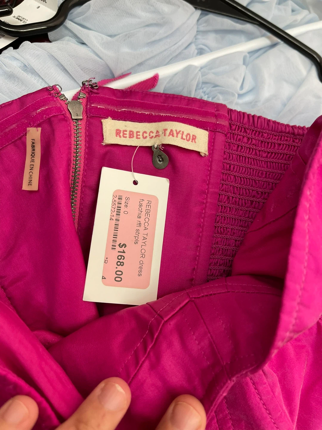 Rebecca Taylor Fuschia Ruffle Strapless Dress - photo 3
