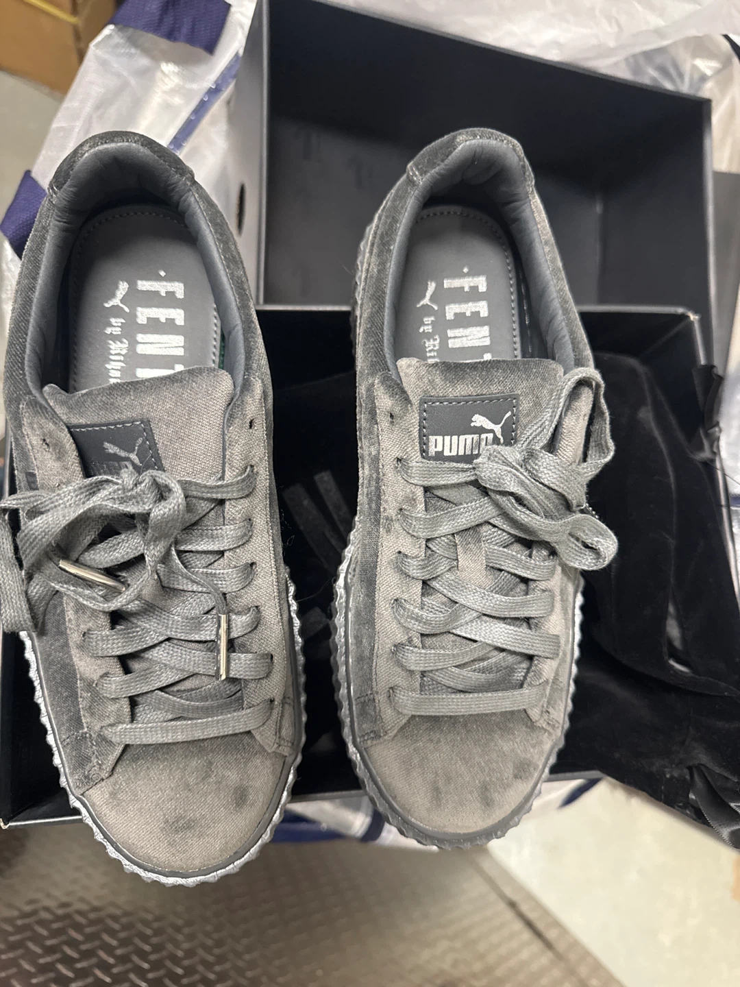 Puma x Fenty Creeper Velvet Sneakers