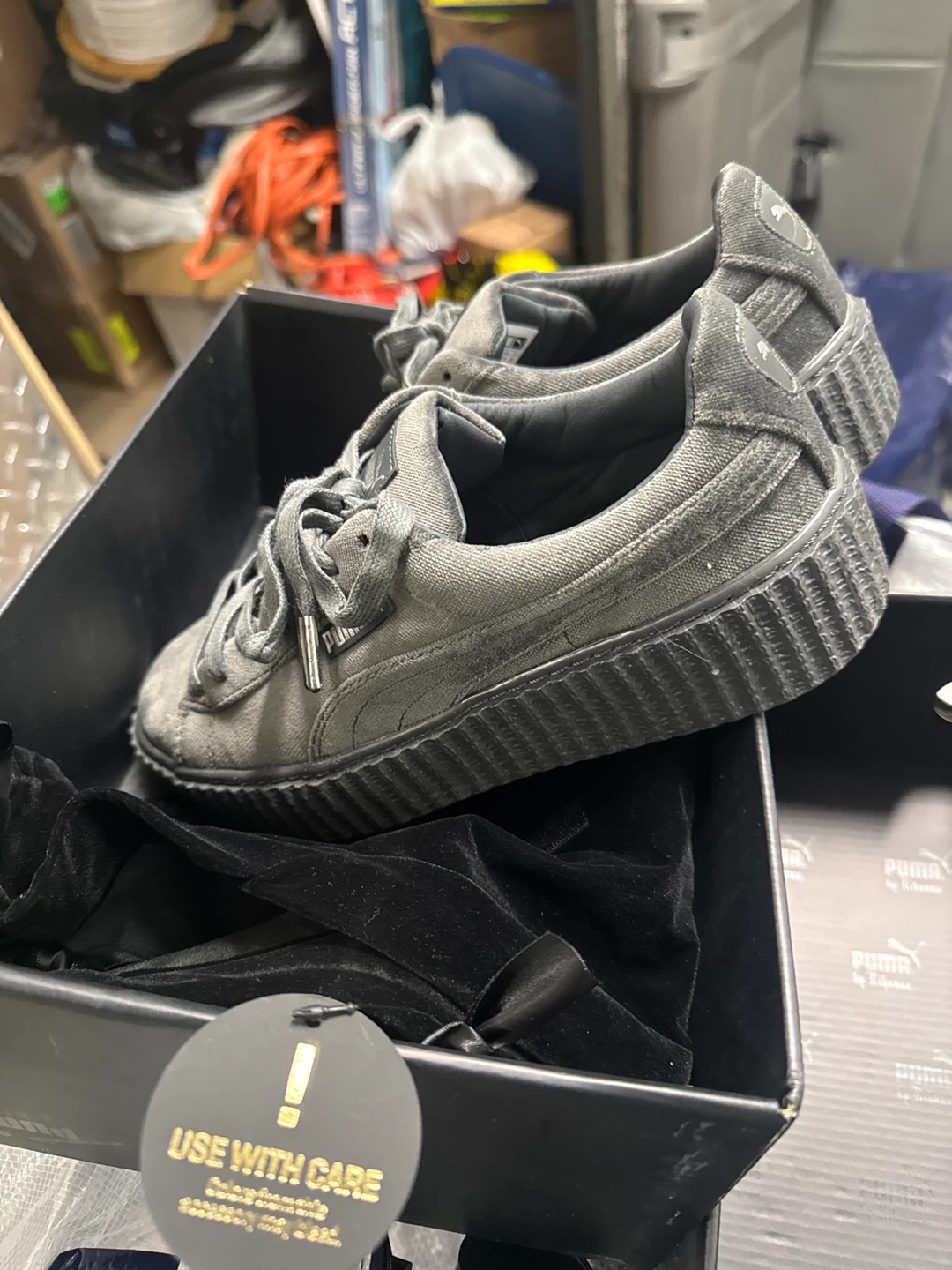 Puma x Fenty Creeper Velvet Sneakers - photo 4
