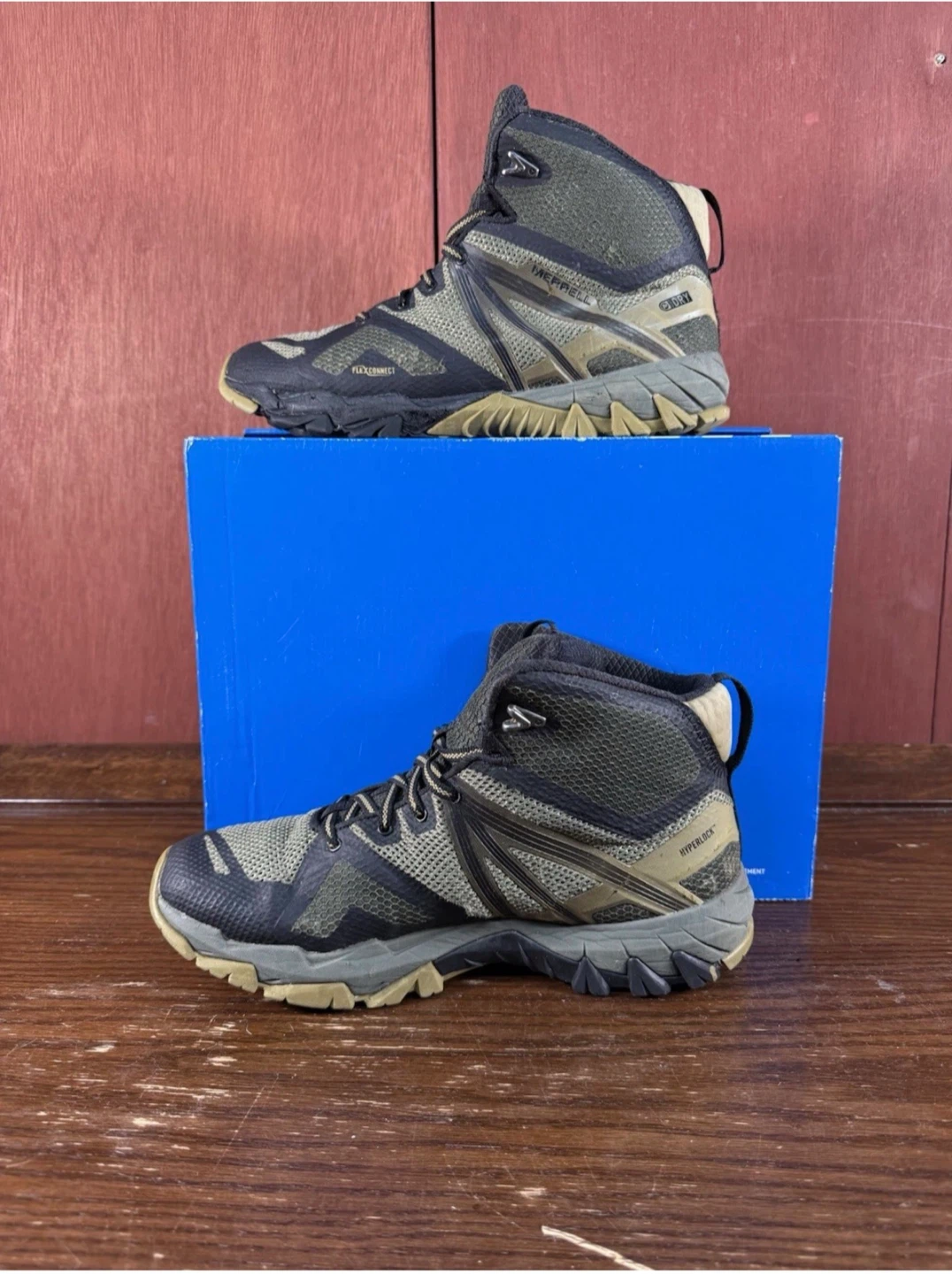 Merrell MQM Flex Mid Gore-Tex Waterproof Men’s Hiking Boots Sz 9