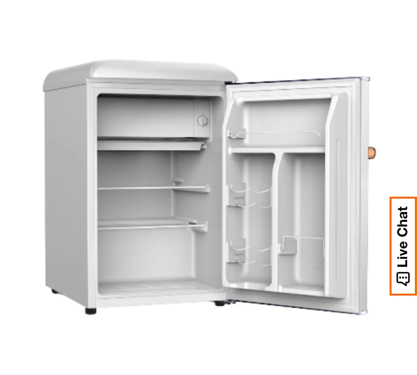 Galanz Retro Mini Fridge - White - photo 2