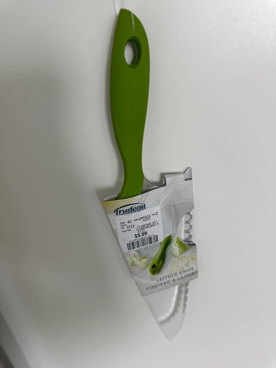 Trudeau Lettuce Knife Green