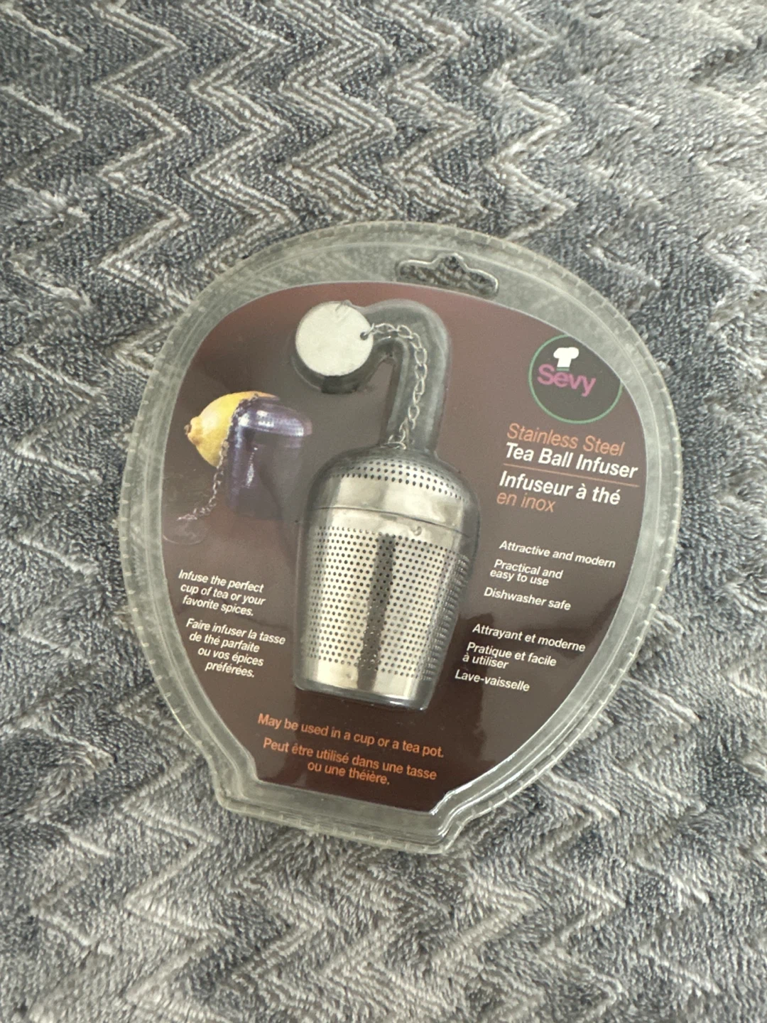 Sevy Stainless Steel Tea Ball Infuser