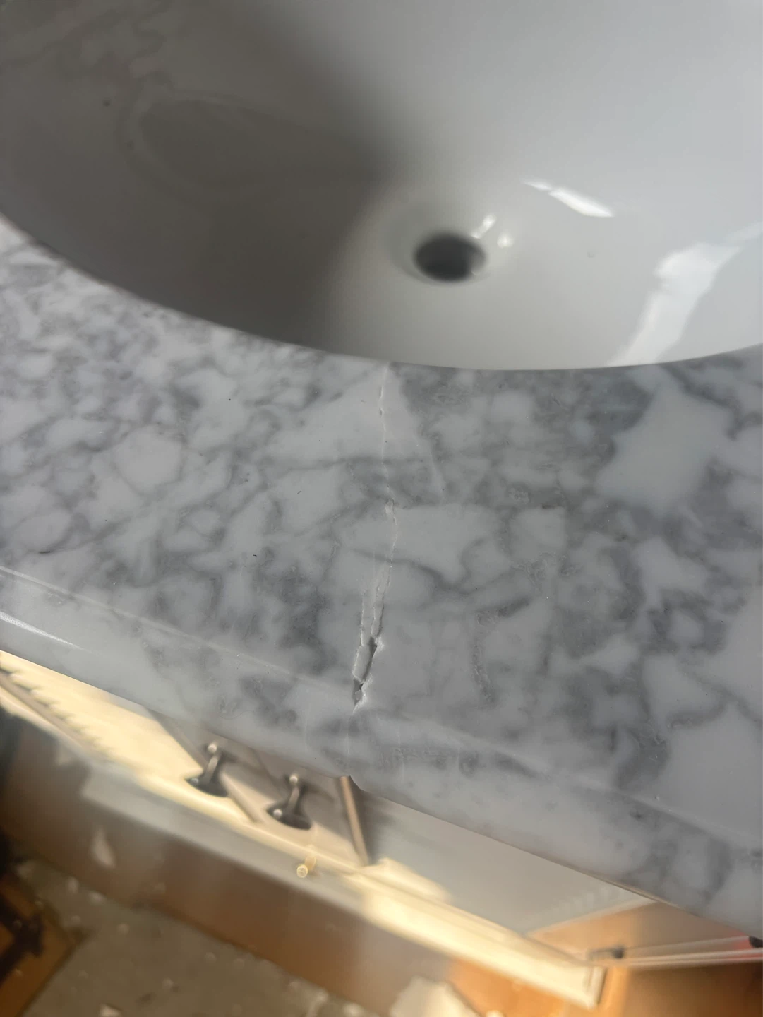24" Single Basin  SINK Vanity/CABINET  - Antique White- AS IS - photo 5