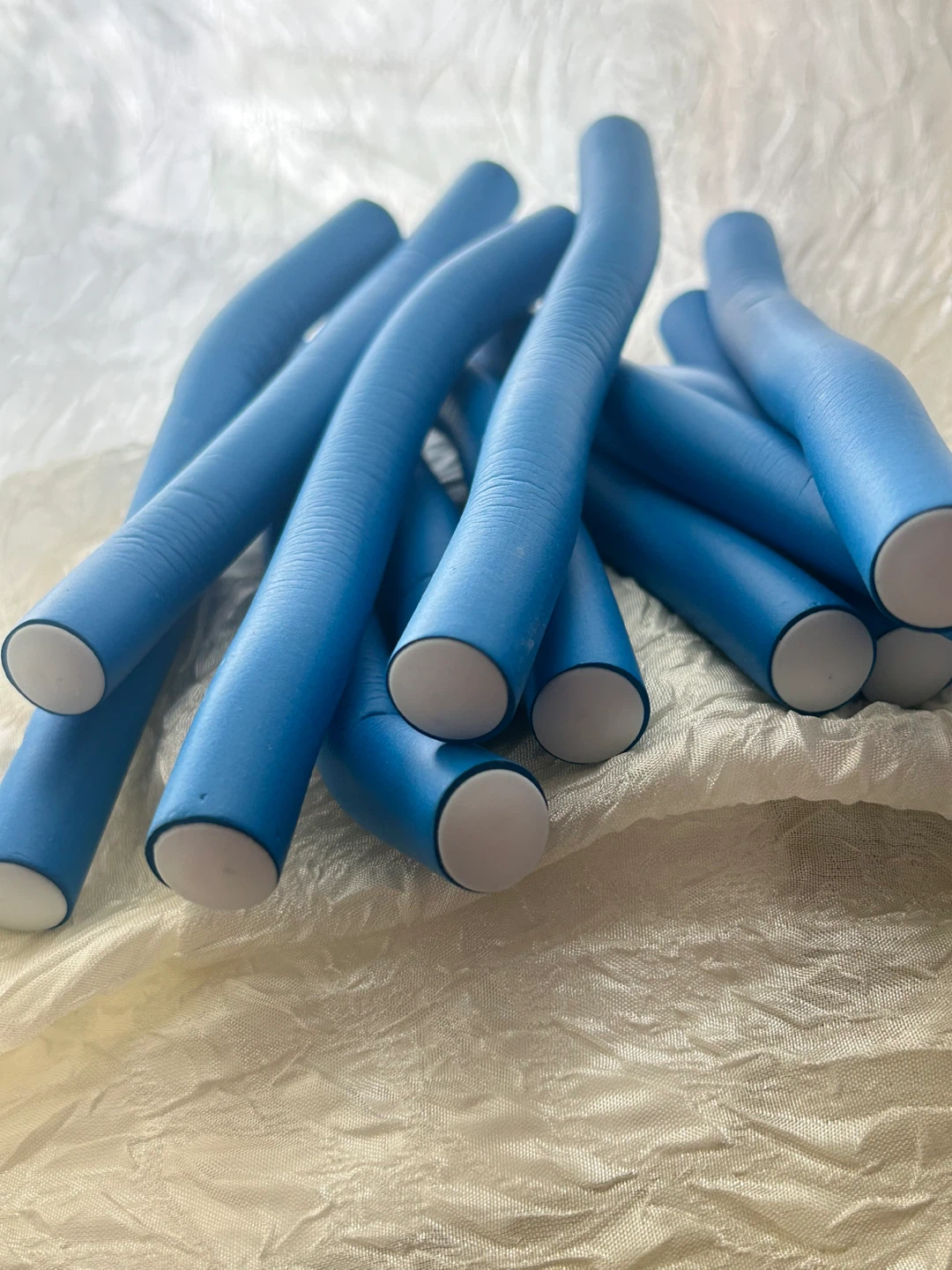 Blue Flexible Foam Hair Rollers (12 count) - photo 2