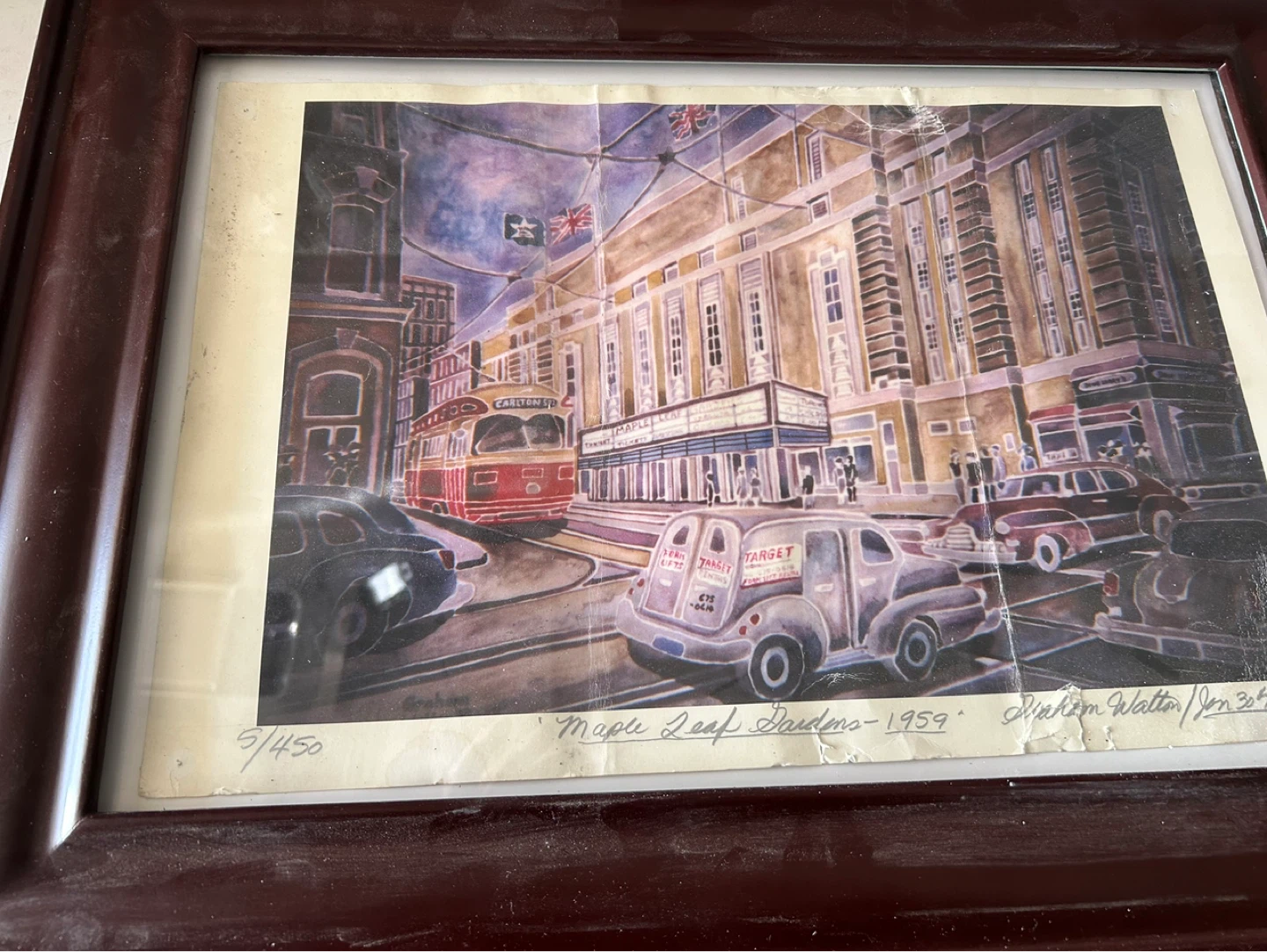 Maple Leaf Gardens 1959 Print by Graham Walton - photo 5