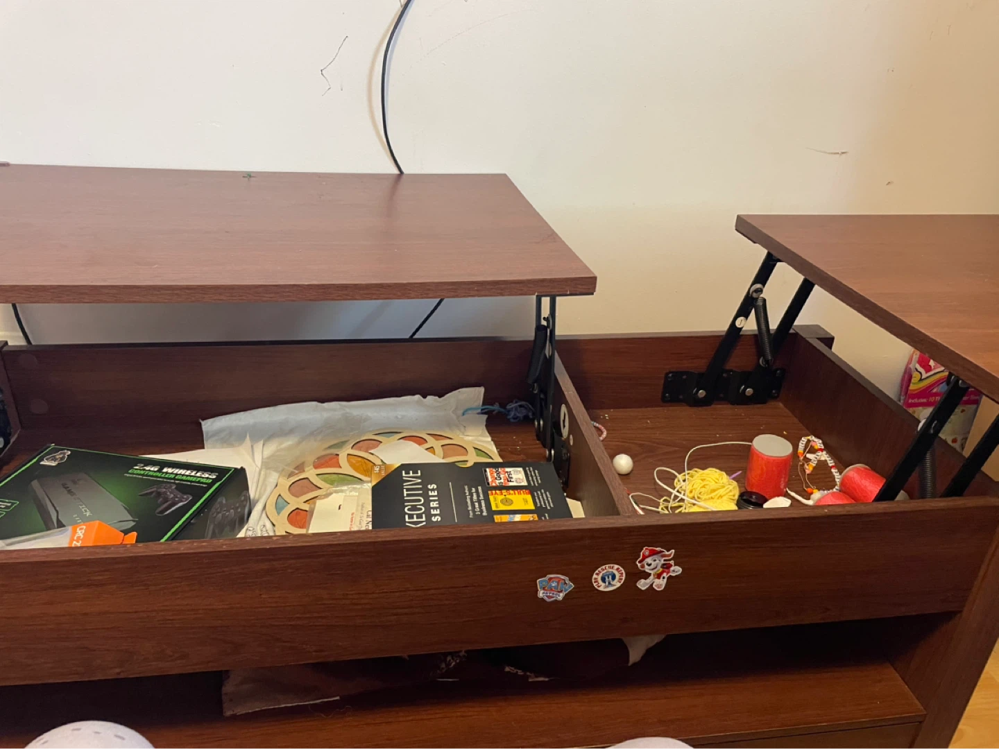 Lift Top Coffee Table with Storage - photo 3