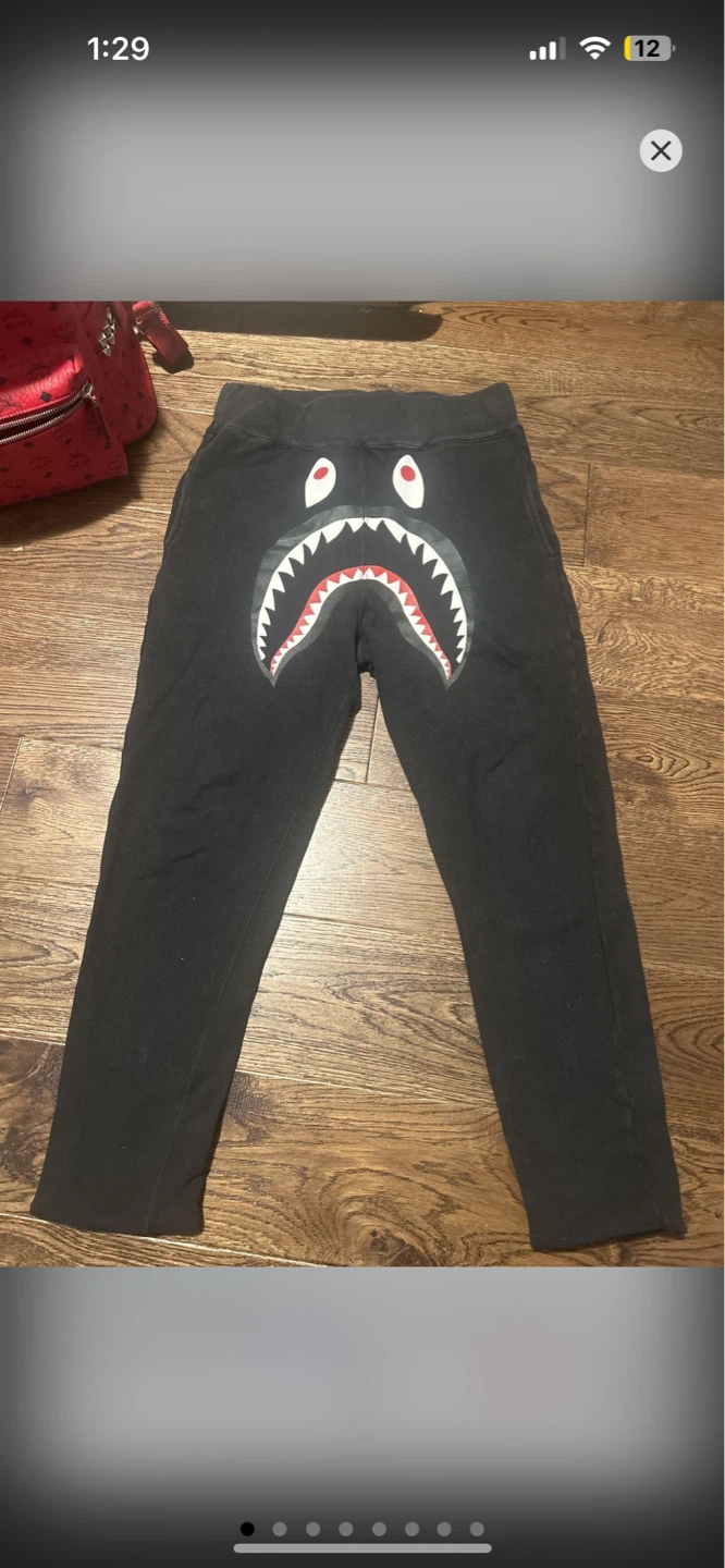 BAPE Shark Print Sweatpants