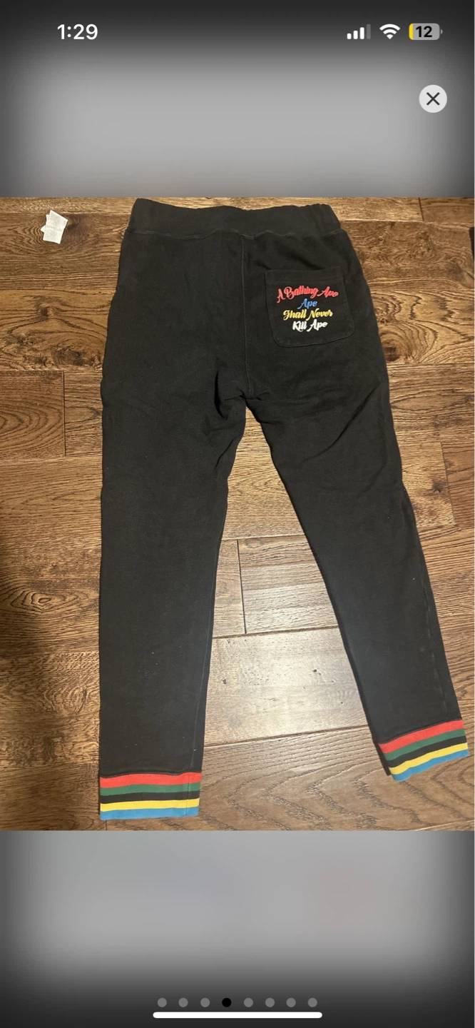 BAPE Shark Print Sweatpants - photo 4