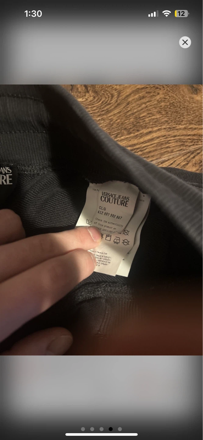 Versace Jeans Couture Black Joggers XS - photo 4