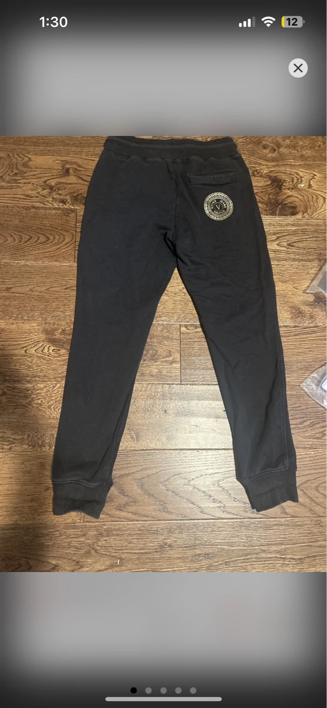 Versace Jeans Couture Black Joggers XS