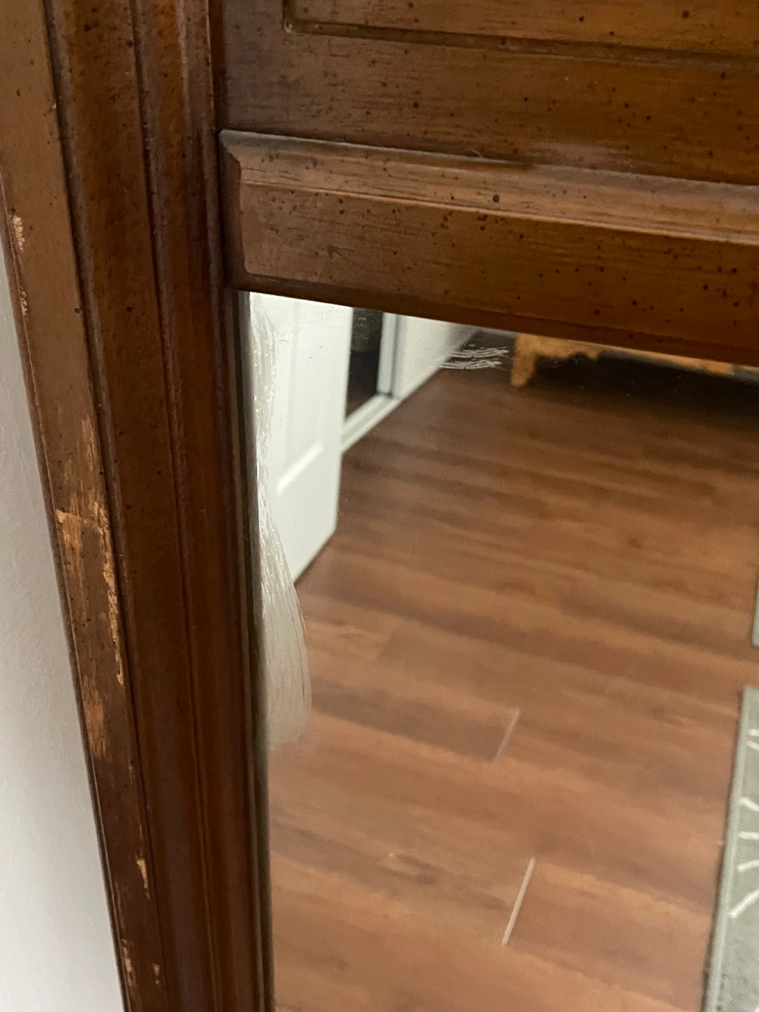 Wooden Arch Top Mirror - photo 4
