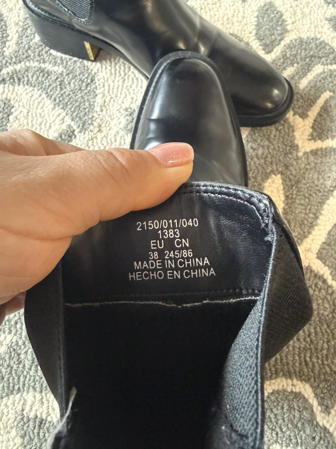 ZARA Black Chelsea Boots Size 38 - photo 4