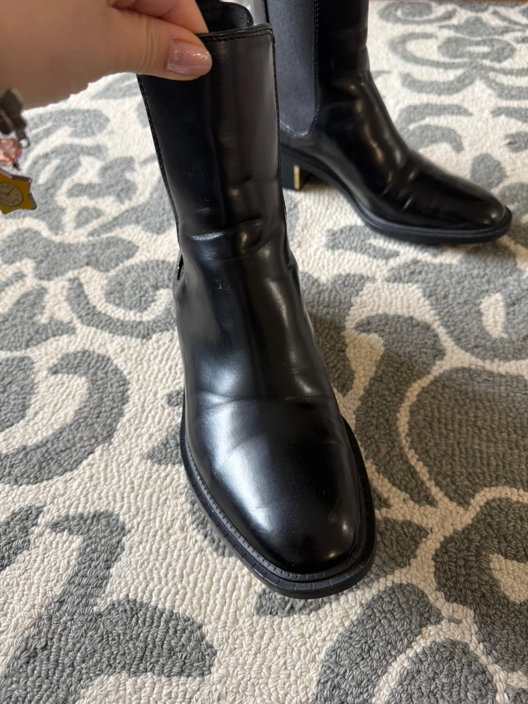 ZARA Black Chelsea Boots Size 38 - photo 2