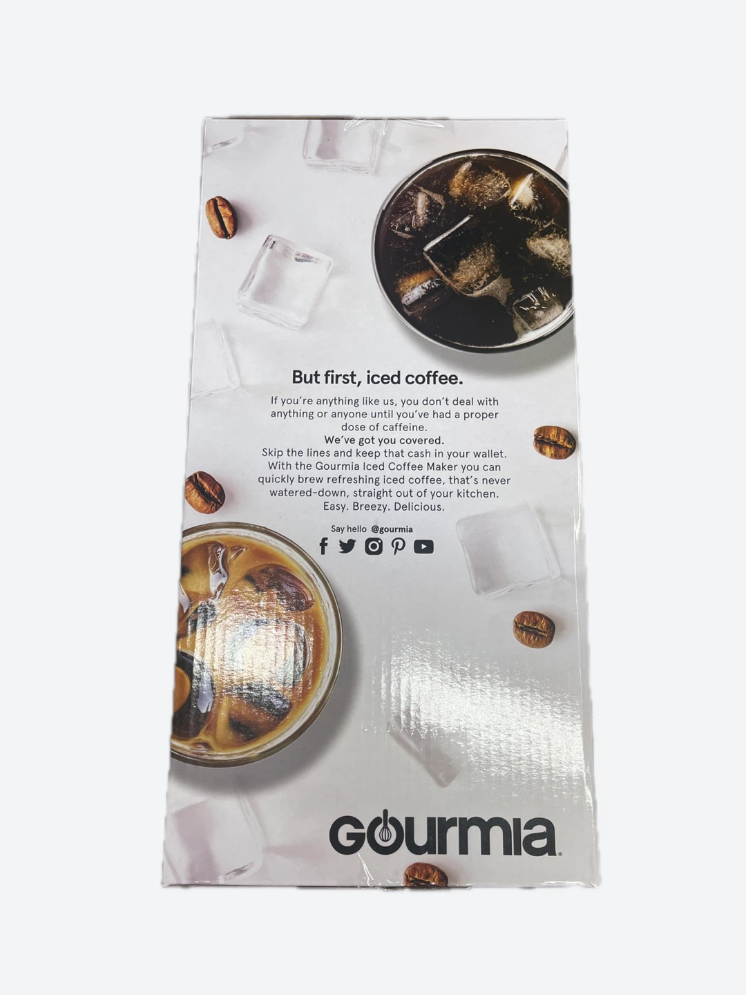 Gourmia Iced Coffee Maker with Tumbler & Straw - photo 4