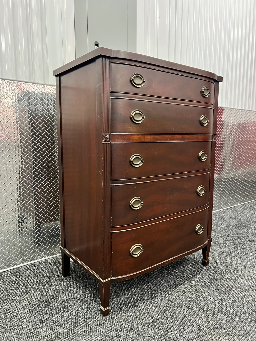 Vintage Hardwood 5 Drawer Dresser-20%OFF & Free Delivery - photo 4