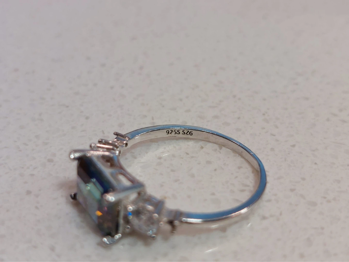 Sterling Silver Mystic Topaz Ring