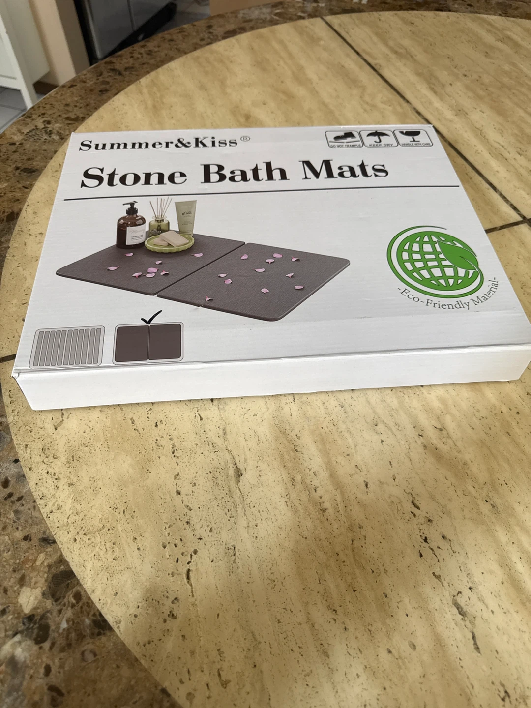 Summer&Kiss Stone Bath Mats