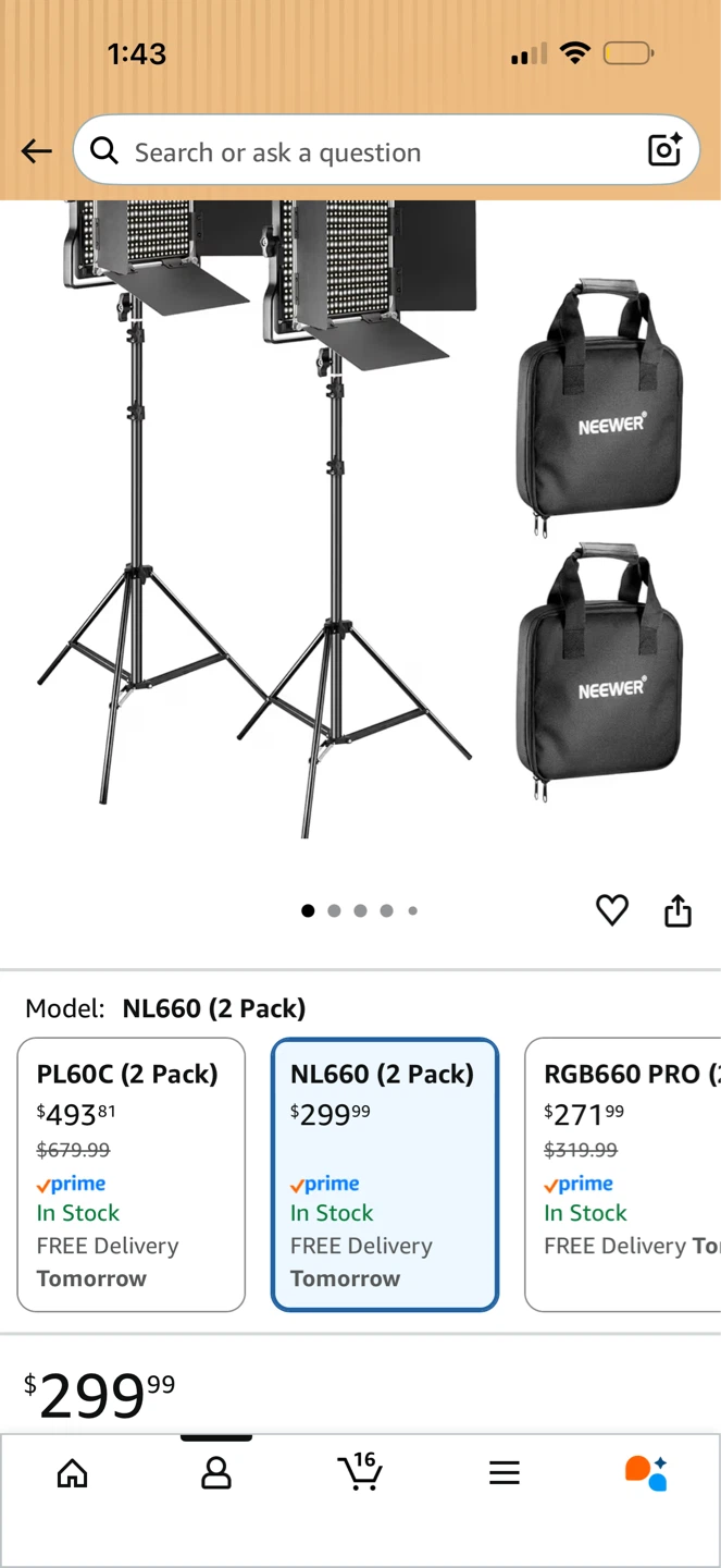 Neewer NL660 LED Video Lights (2 Pack) - photo 3