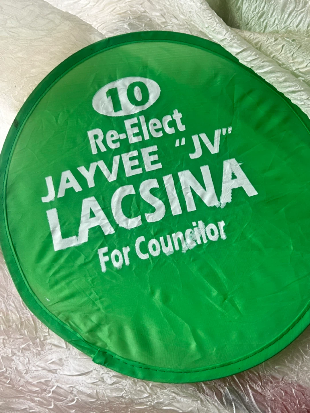 Green Campaign Fan - photo 3