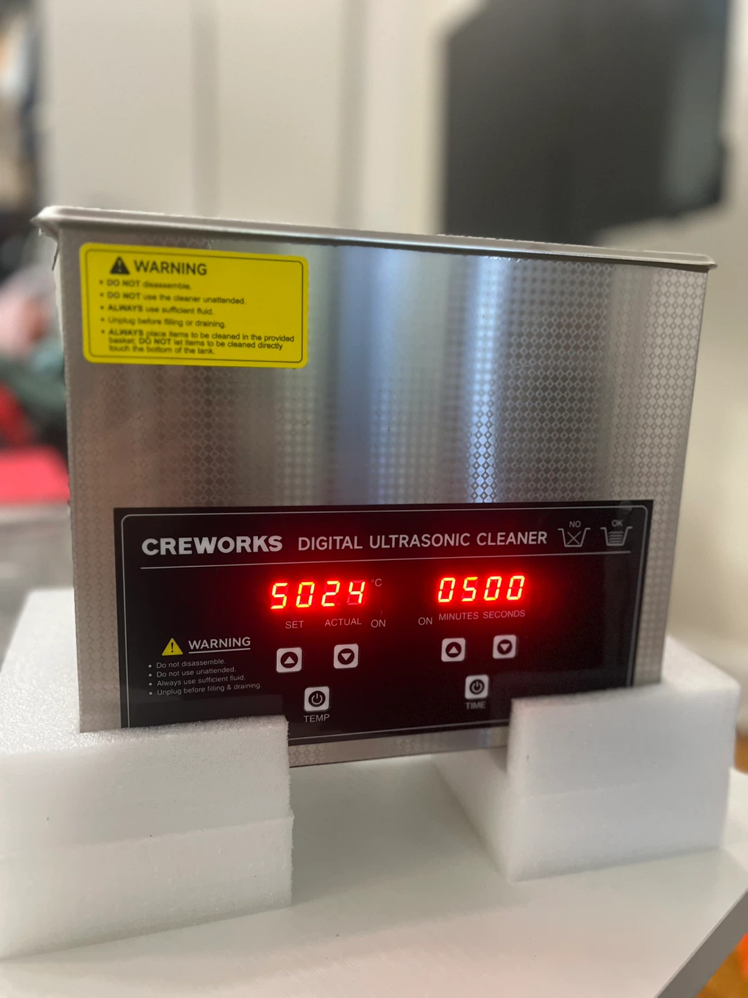 CREWORKS Digital Ultrasonic Cleaner JX-020S 2.8L - photo 2