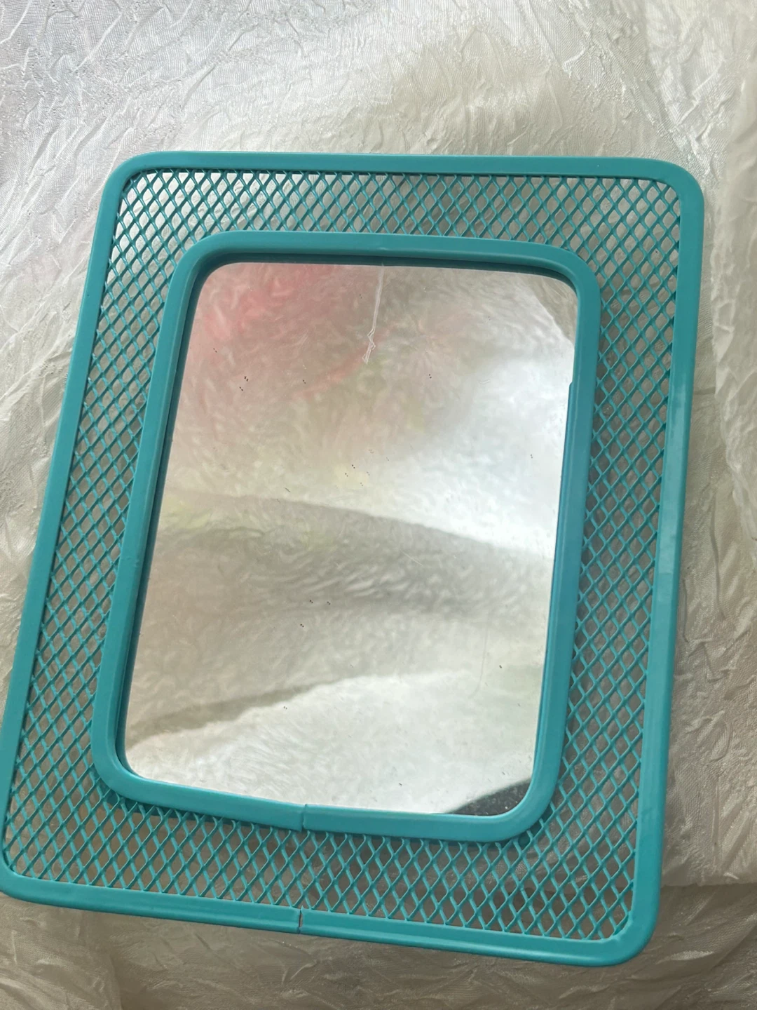 Teal Mini Locker Mirror - photo 2