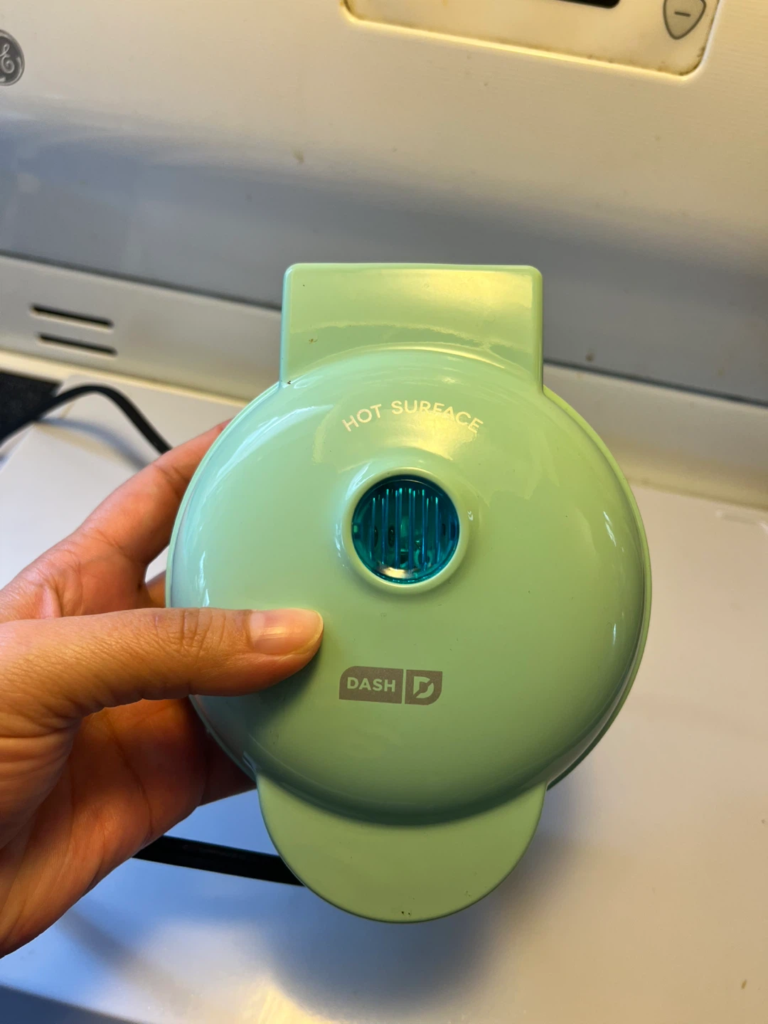 Dash Mini Waffle Maker - Aqua